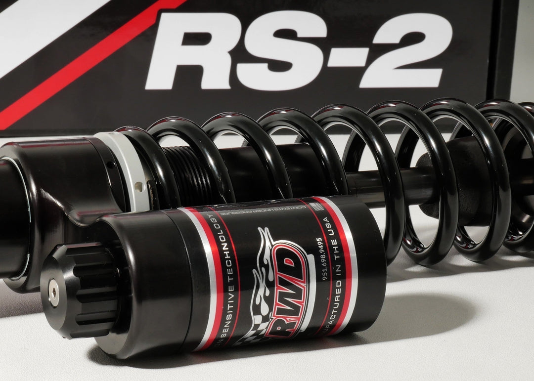 Close up of the RWD RS-2 Touring Performance Suspension Package